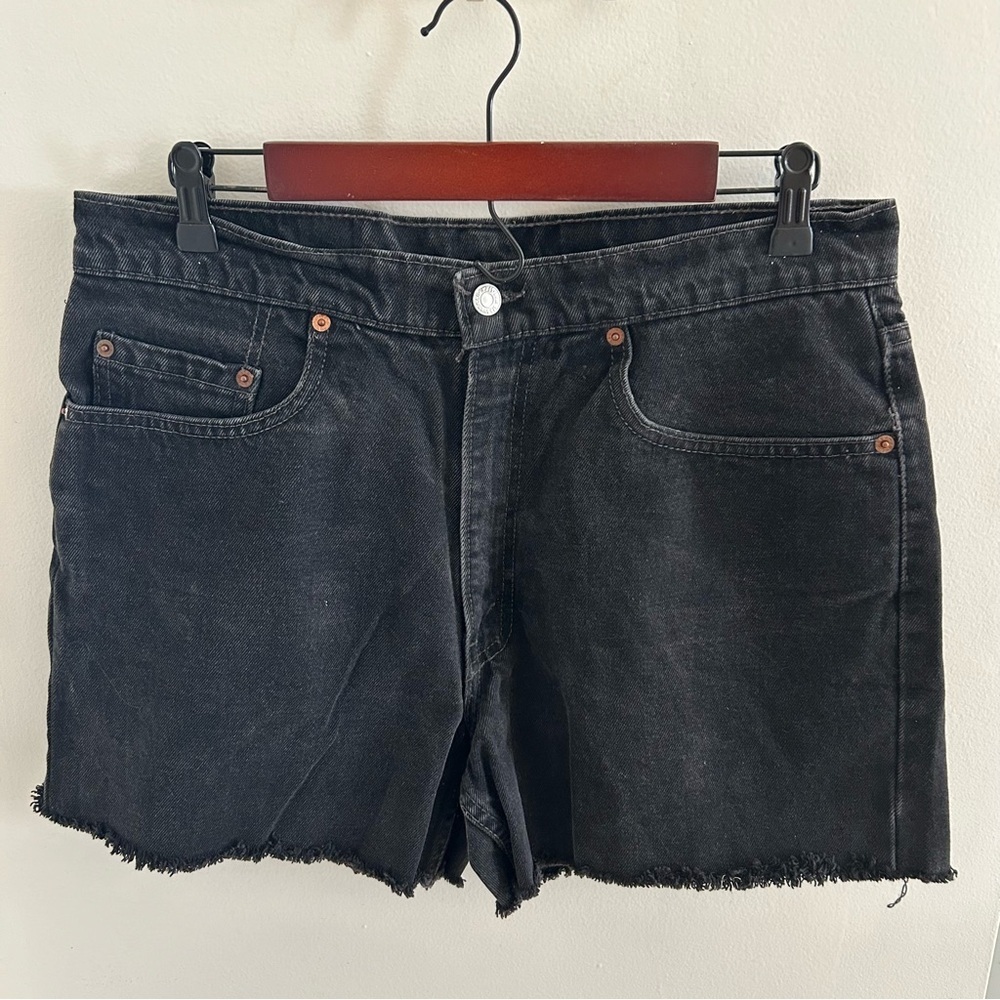 Levi's Black Jean Shorts for Women